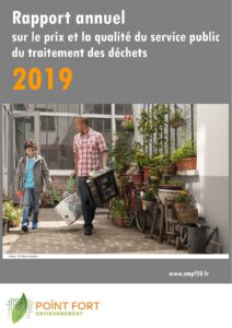 Page de couverture du rapport annuel 2019 