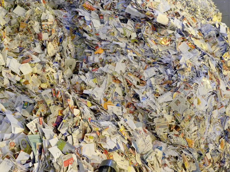 Déchets de papier