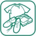Pictogramme vêtements en bon état Pictogramme vêtements en bon état