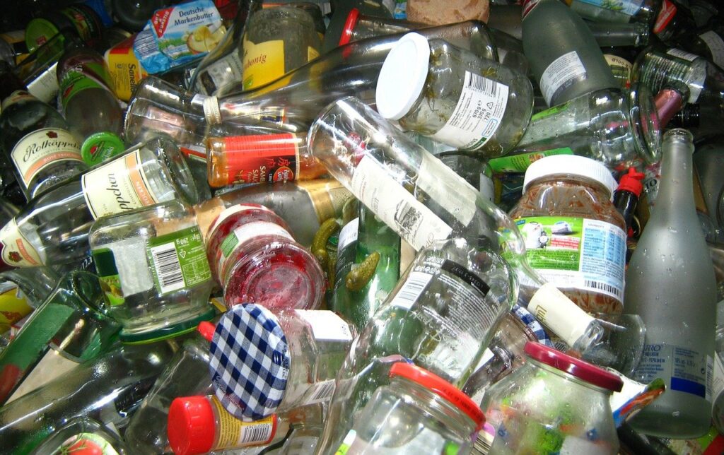 Déchets verre