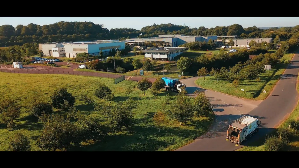 Vue aérienne du site de Cavigny