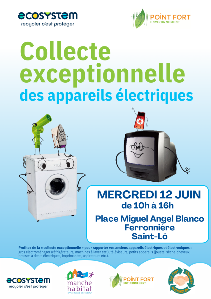 Flyer collecte exceptionnelle appareils électriques